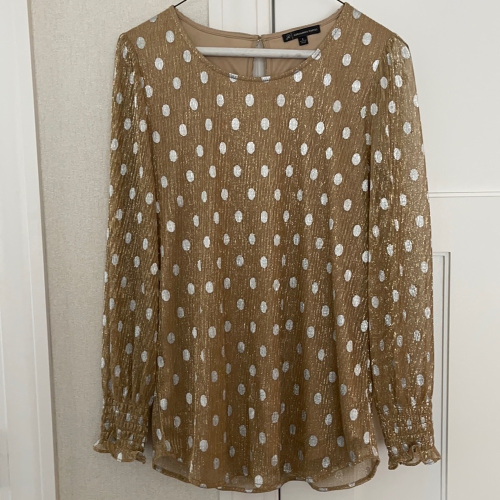Adrianna Papell Metallic shirt